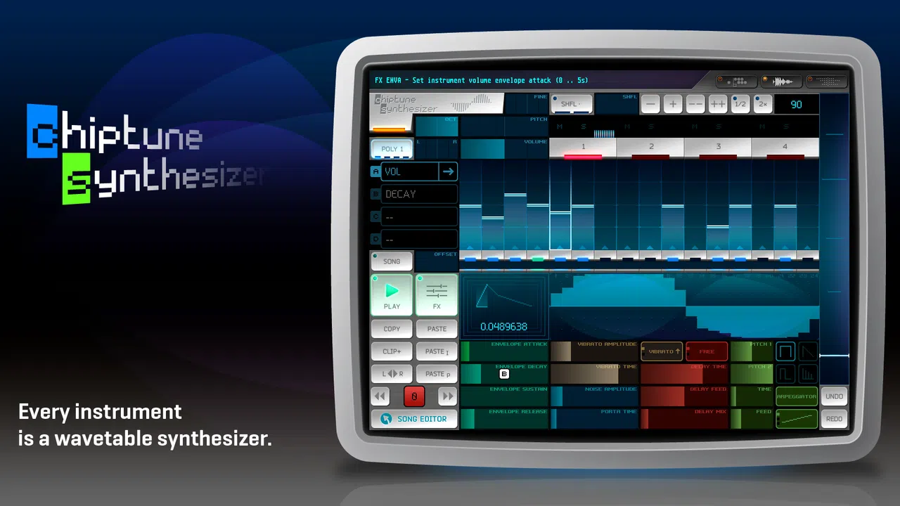 Rytmik Lite Chiptune Synthesizer Screenshot 2