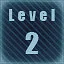 Level 2 completed! icon