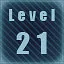 Level 21 completed! icon