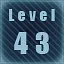 Level 43 completed! icon