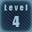 Level 4 completed! icon
