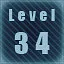 Level 34 completed! icon