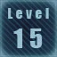 Level 15 completed! icon