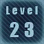 Level 23 completed! icon