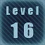 Level 16 completed! icon