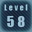 Level 58 completed! icon