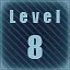 Level 8 completed! icon