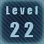 Level 22 completed! icon