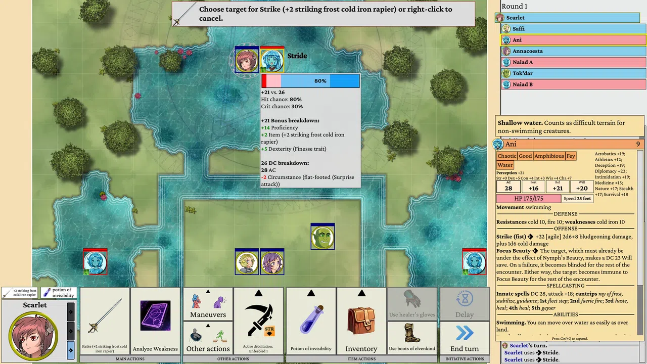 Dawnsbury Days - The Four-Leaf Clover Screenshot 0