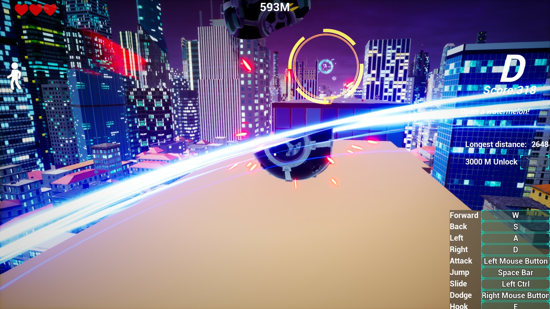 Parkour Assassin: Sprint Run Screenshot 1