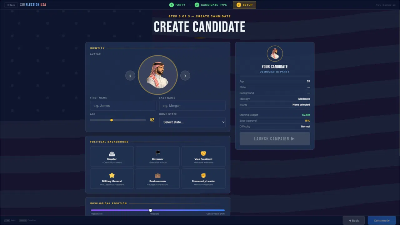 SIM Election USA Screenshot 5