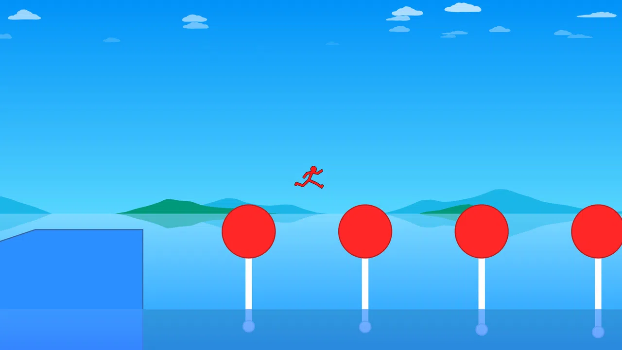 Stickman Obstacle Course Screenshot 0