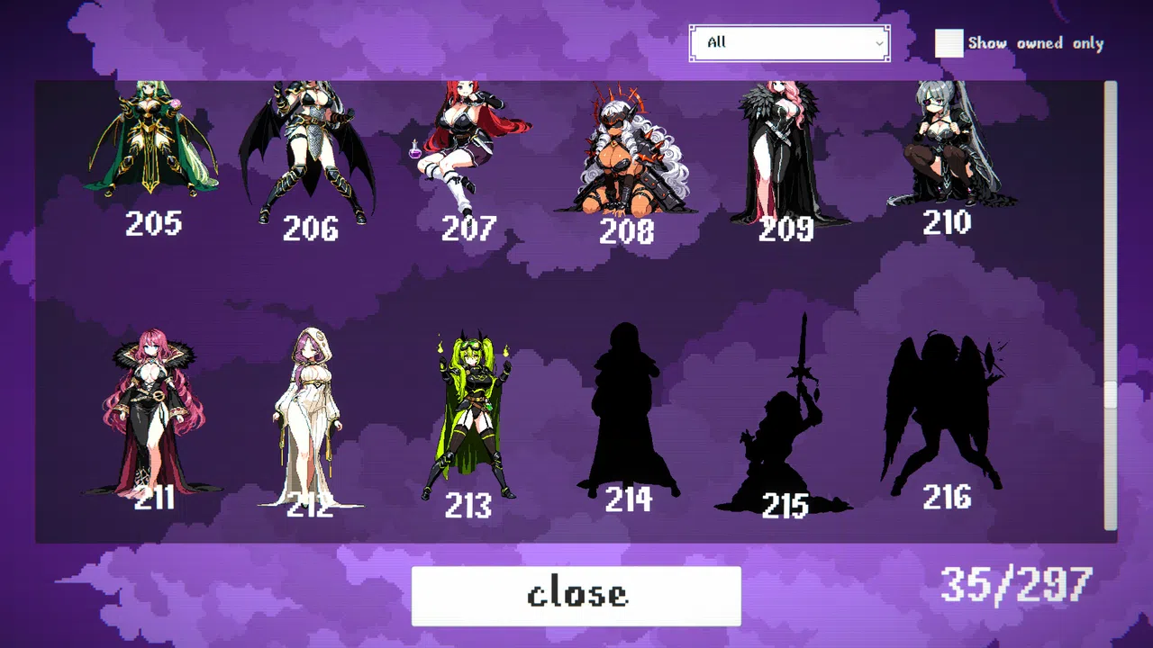 Waifuro : Roguelike Waifubuilder Demo Screenshot 6