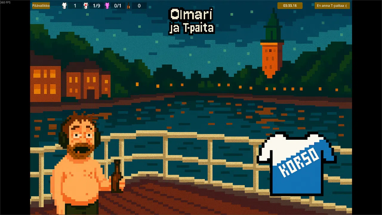Olmari ja T-paita Screenshot 0