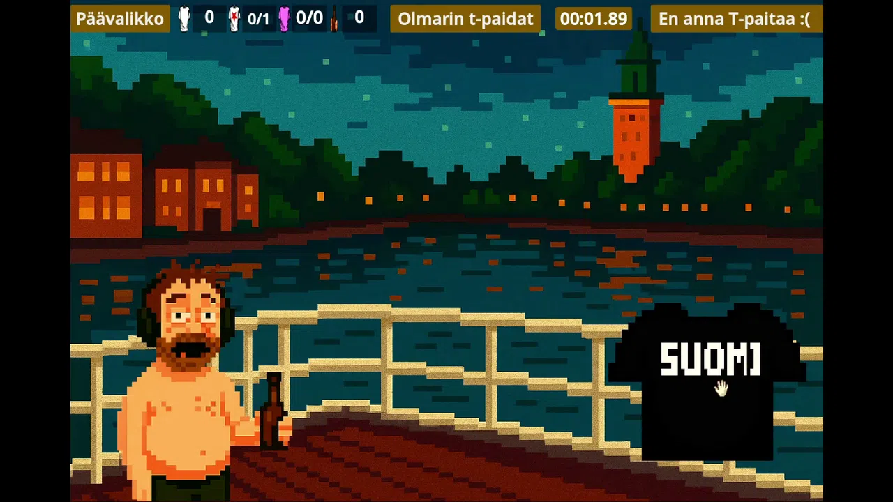 Olmari ja T-paita Screenshot 2