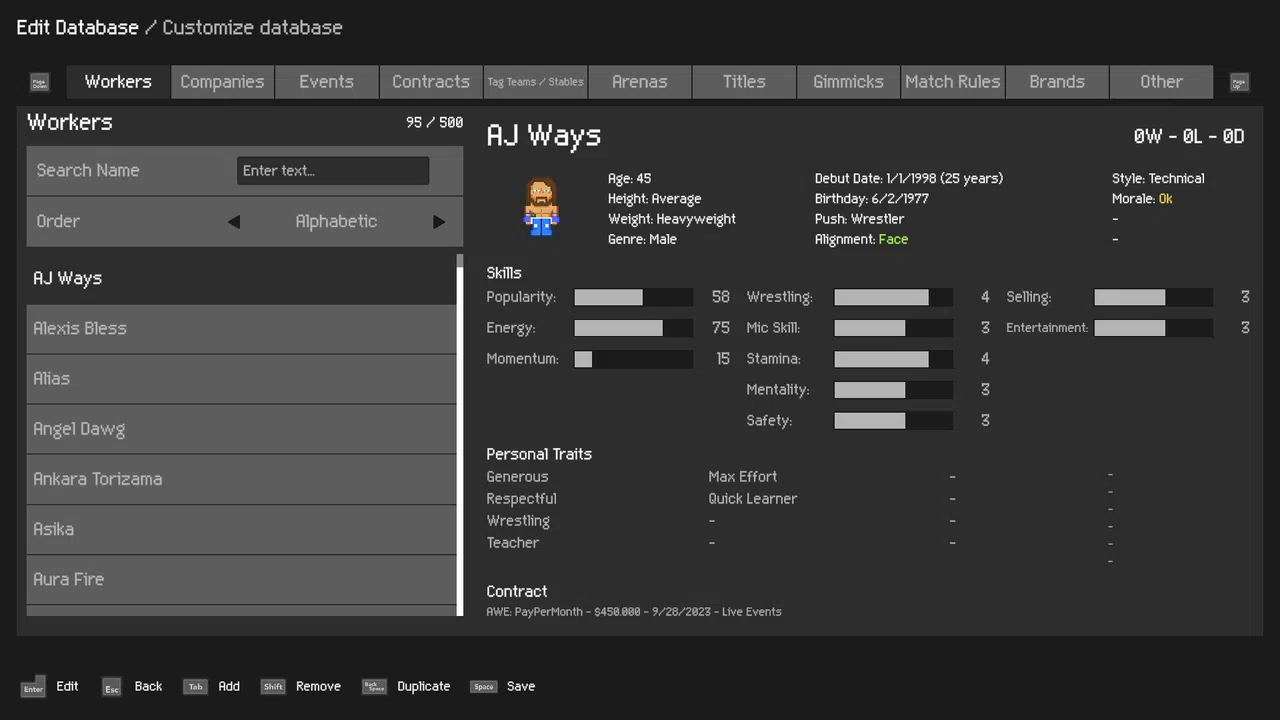 Wrestling Manager 2023 Screenshot 2