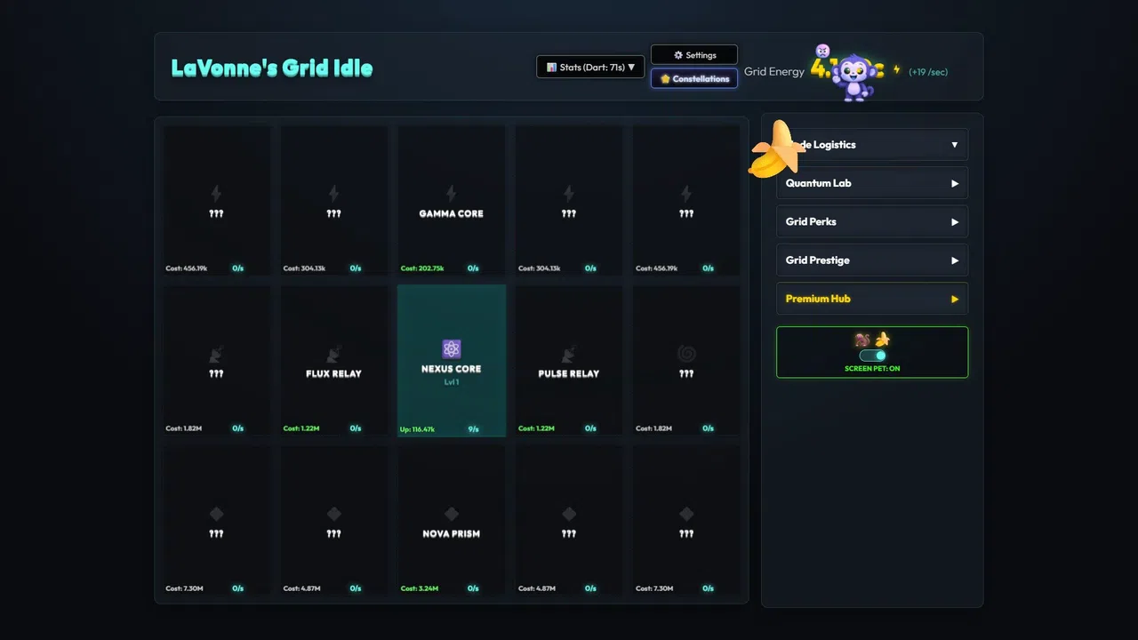 LaVonne's Grid Idle Screenshot 4