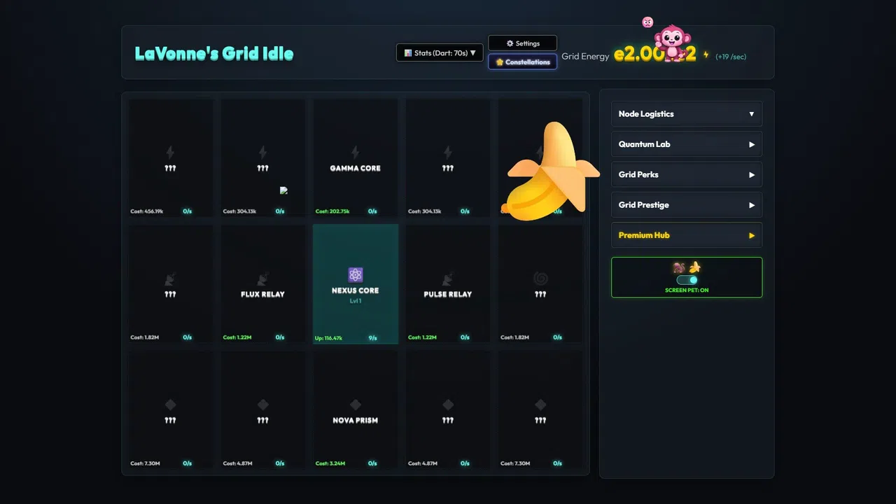 LaVonne's Grid Idle Screenshot 5