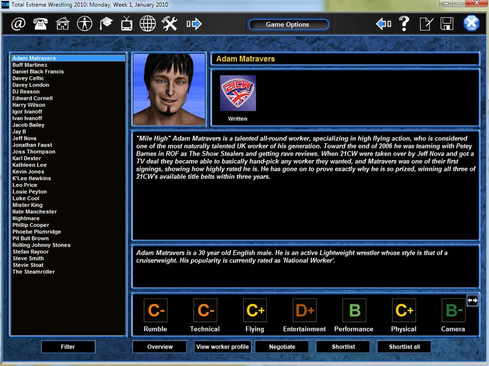 Total Extreme Wrestling 2010 Screenshot 2