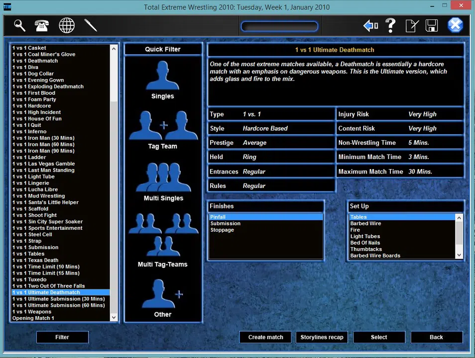 Total Extreme Wrestling 2010 Screenshot 3