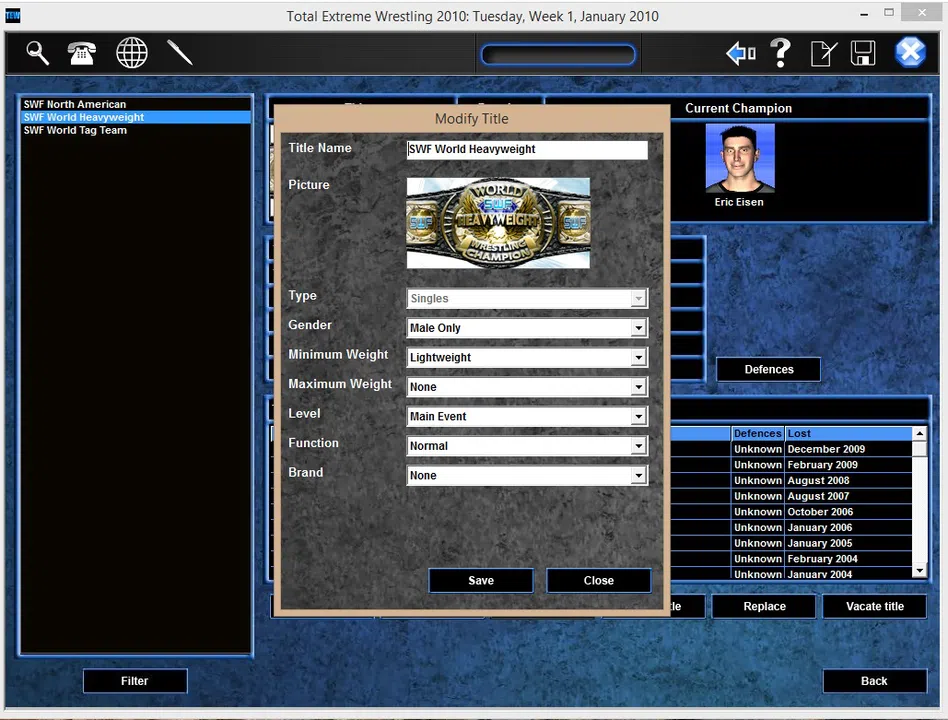 Total Extreme Wrestling 2010 Screenshot 9