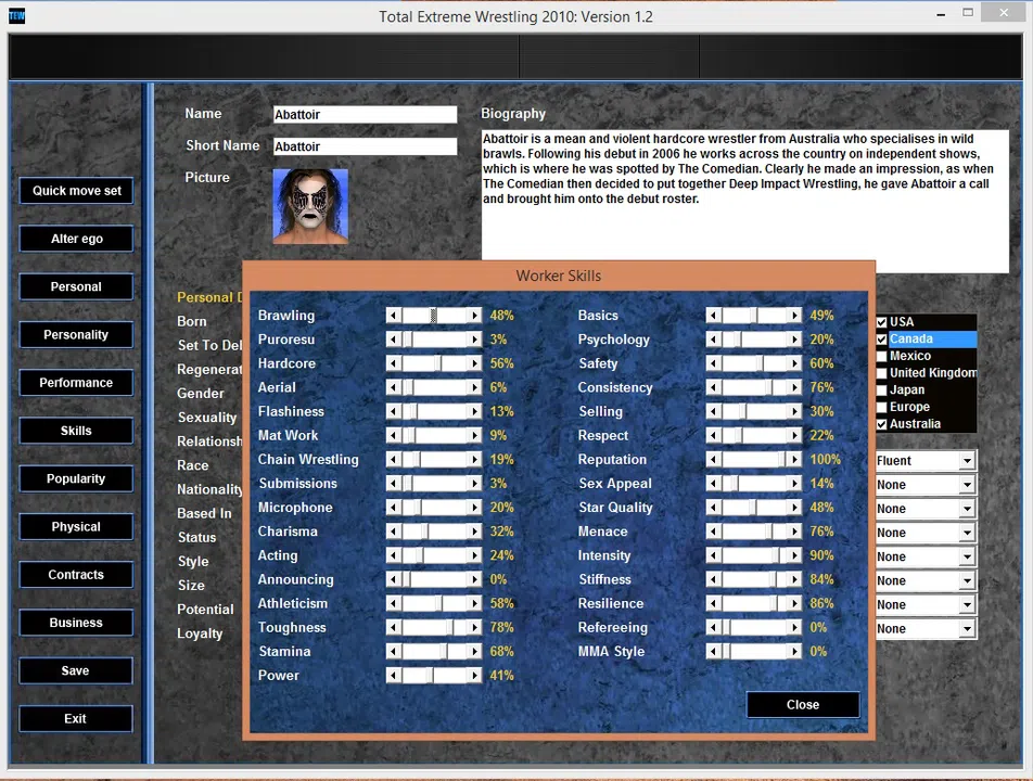 Total Extreme Wrestling 2010 Screenshot 6