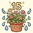 Watered 15 Times.