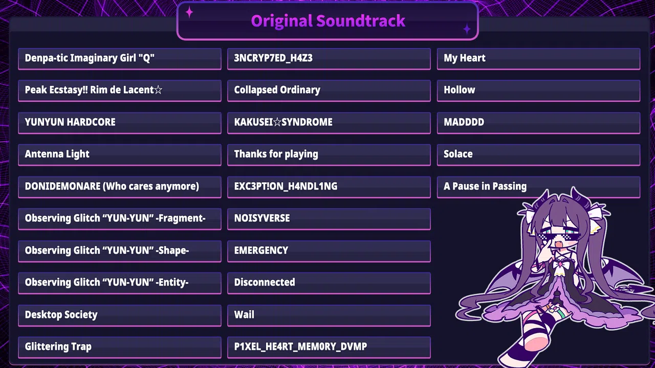 Yunyun Syndrome!? Rhythm Psychosis Original Soundtrack Screenshot 0