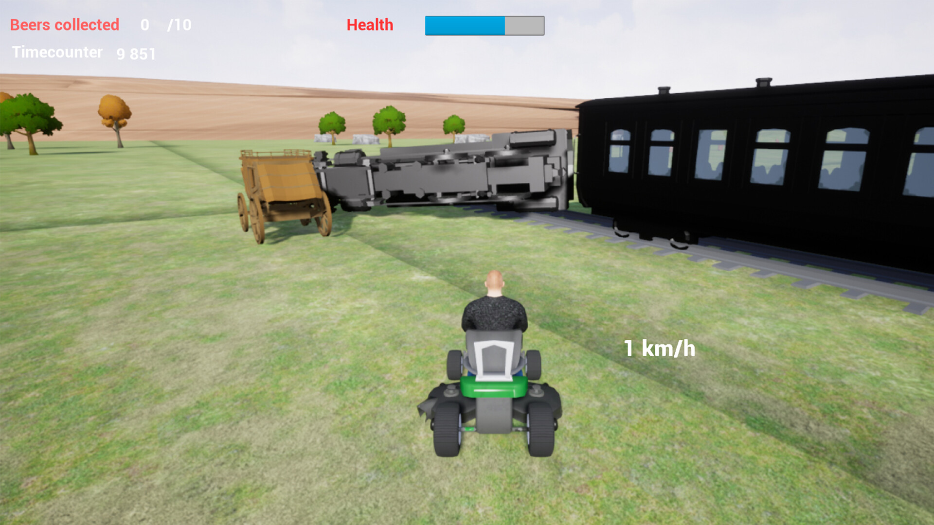 Lawnmower Game Beer Screenshot 2