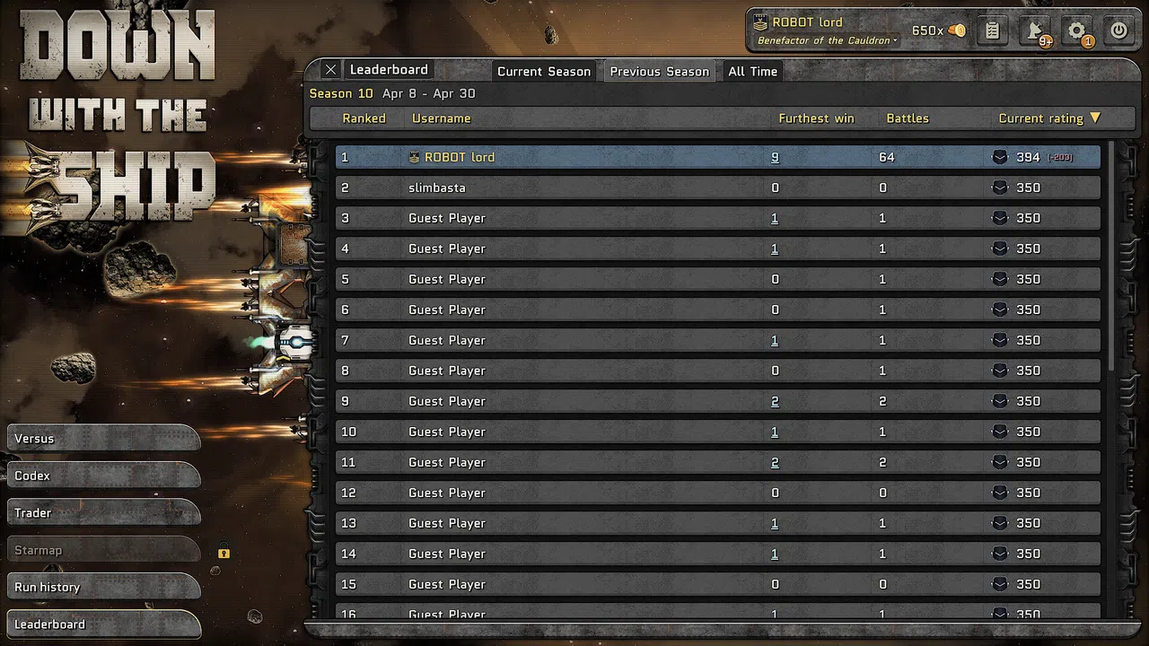 Down with the Ship - Supporter Upgrade Screenshot 2