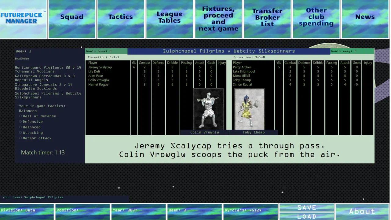 FuturePuck Manager Screenshot 1
