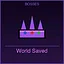 World Saved icon