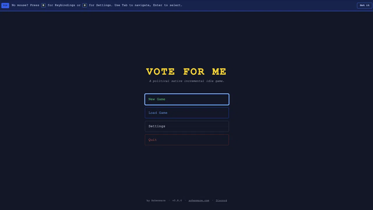 Vote For Me Screenshot 0