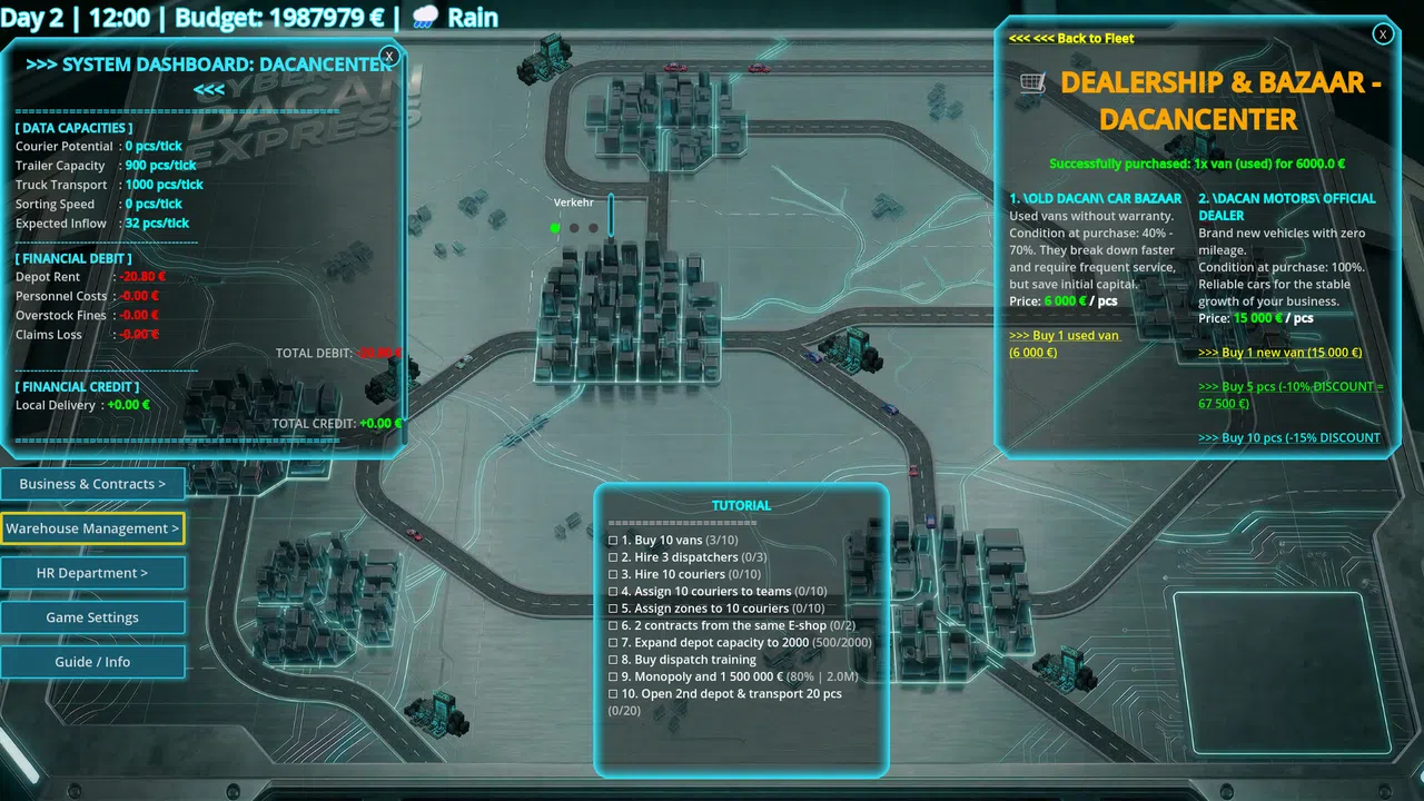Dacan Express: Logistic manager Screenshot 3