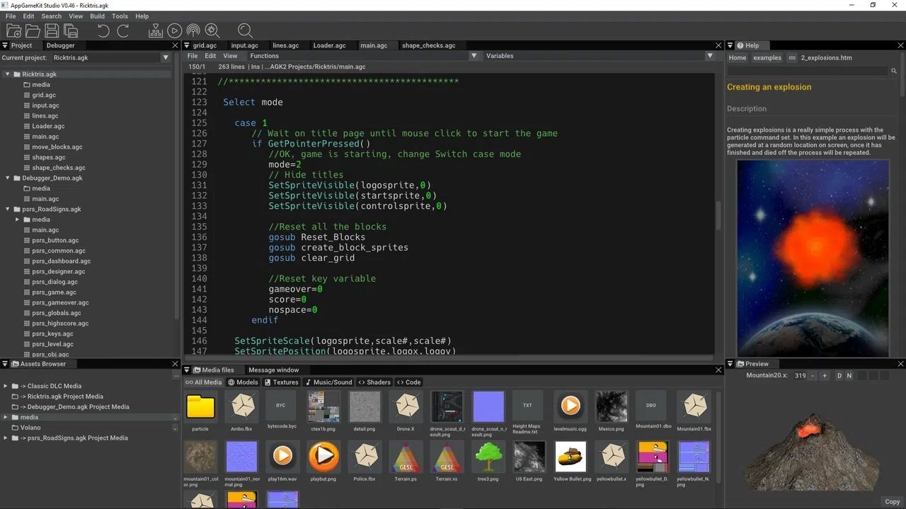 AppGameKit Studio Screenshot 2