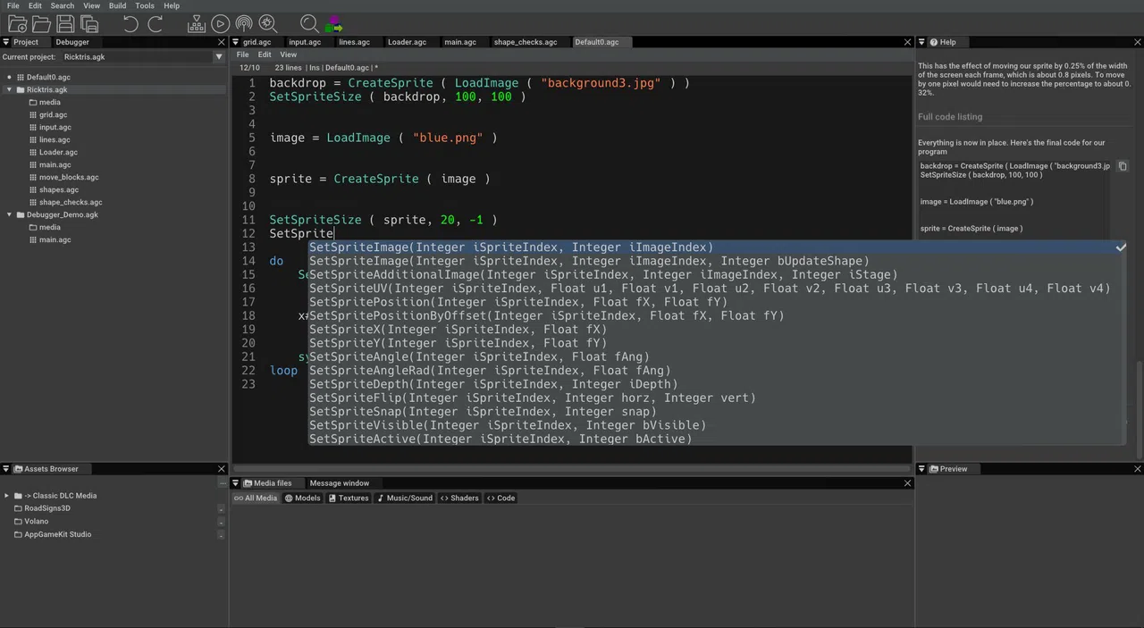 AppGameKit Studio Screenshot 7