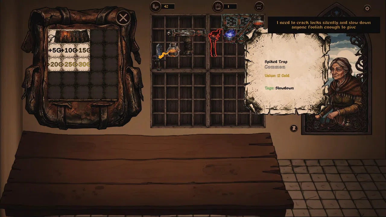 Backpack Alchemist: Medieval Shop Simulator Screenshot 0