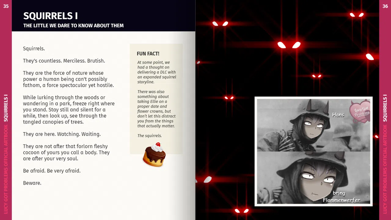 Lucy Got Problems - Artbook and Wallpapers (Silver Edition) Screenshot 4