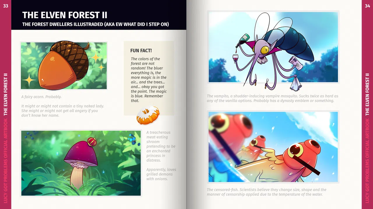 Lucy Got Problems - Artbook and Wallpapers (Silver Edition) Screenshot 2