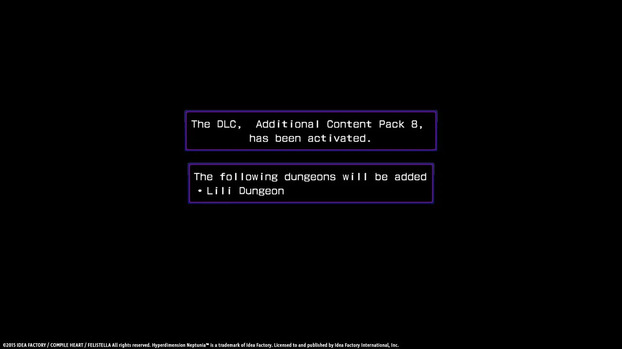 Hyperdimension Neptunia Re;Birth2 Lily-ad Dungeon Screenshot 0