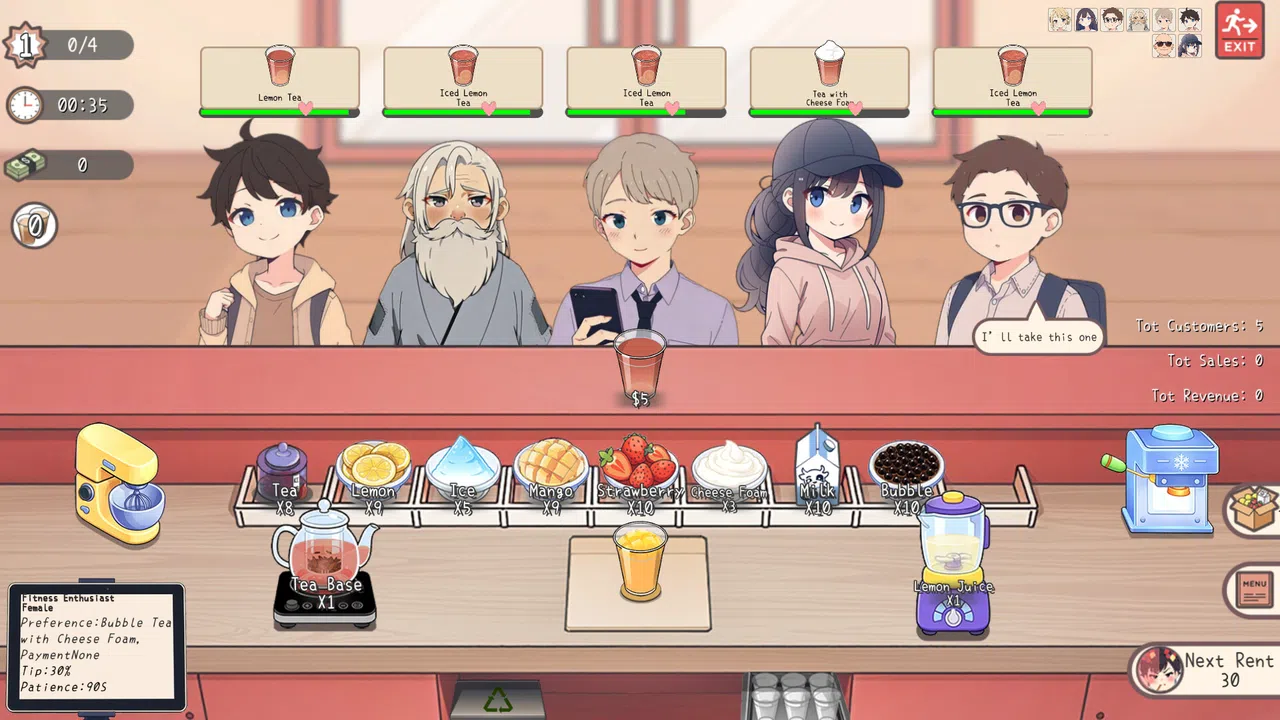 幸运奶茶店 Screenshot 6