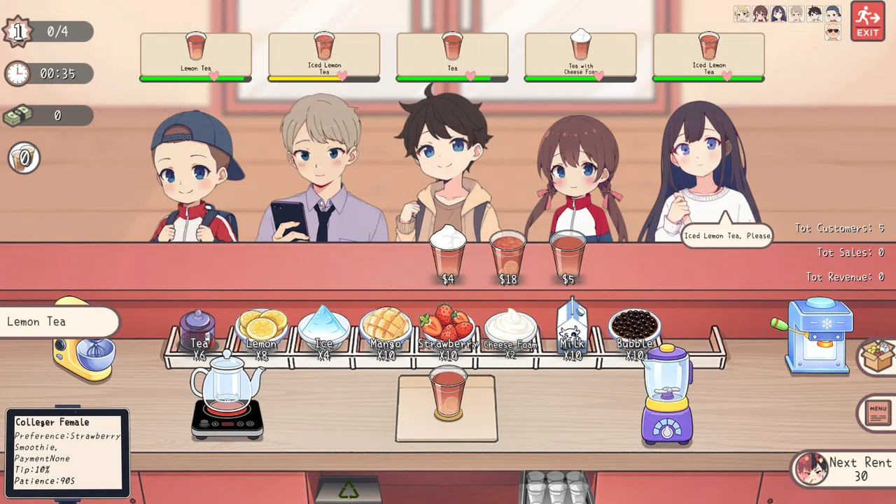 幸运奶茶店 Screenshot 4