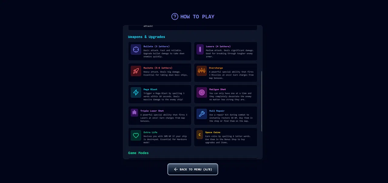 Word Space Blaster Screenshot 0
