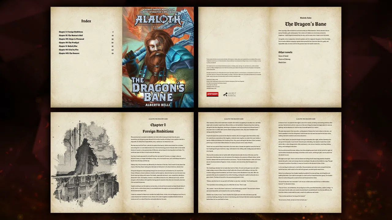Alaloth: Champions of The Four Kingdoms - The Dragon's Bane Screenshot 1