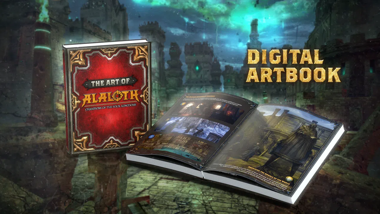 Alaloth: Champions of The Four Kingdoms - Digital Artbook Screenshot 0