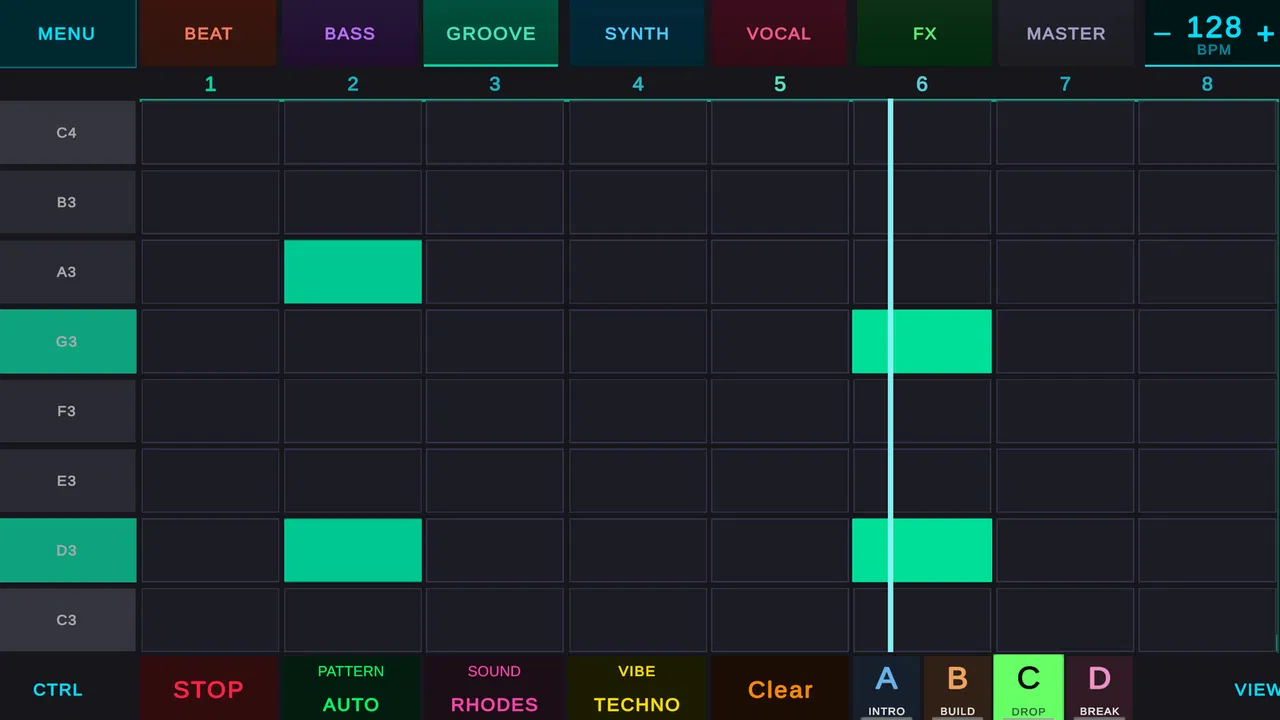 DAWG - Digital Audio Workstation Game Screenshot 1