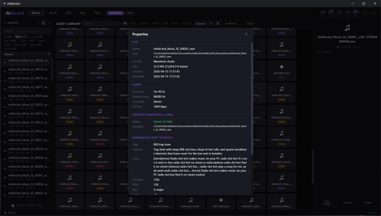 rAIdio.bot Screenshot 4