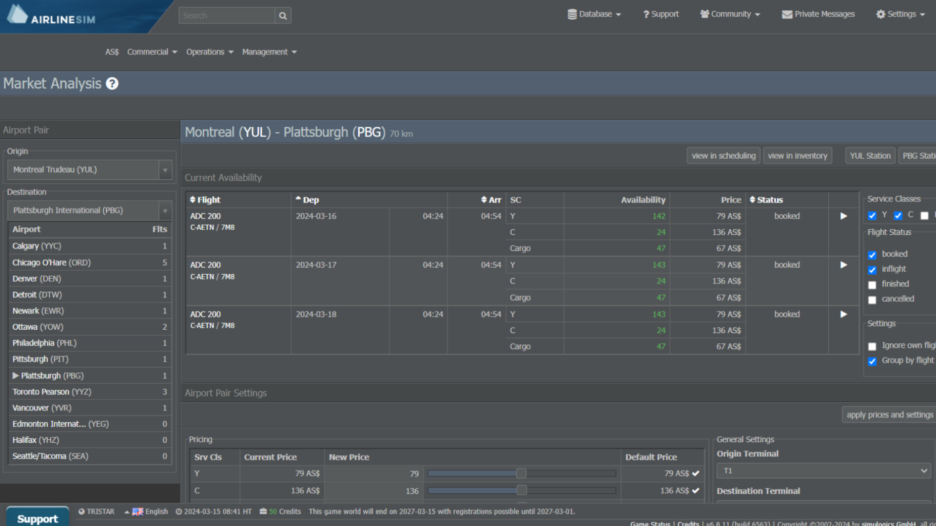 AirlineSim Screenshot 3