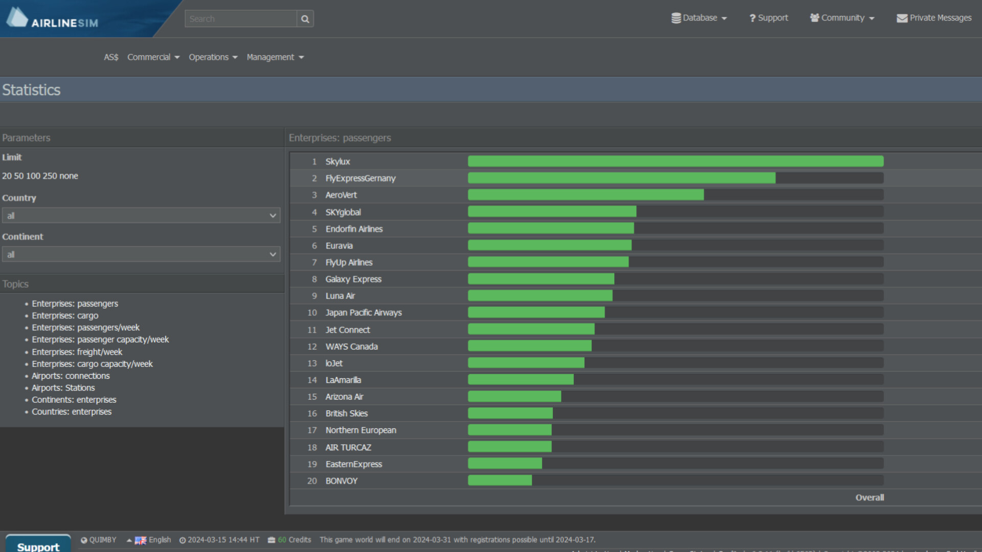 AirlineSim Screenshot 2