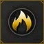Arsonist Gold Medal icon